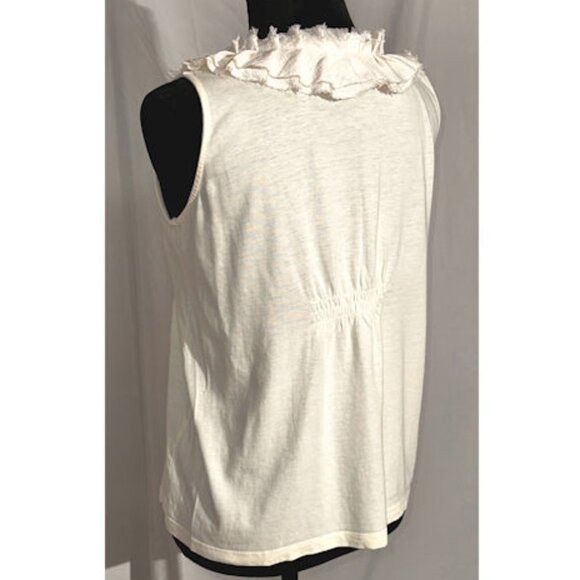 Isabella Rodriguez Sleeveless Top, Ruffles, Medium - Picture 3 of 9